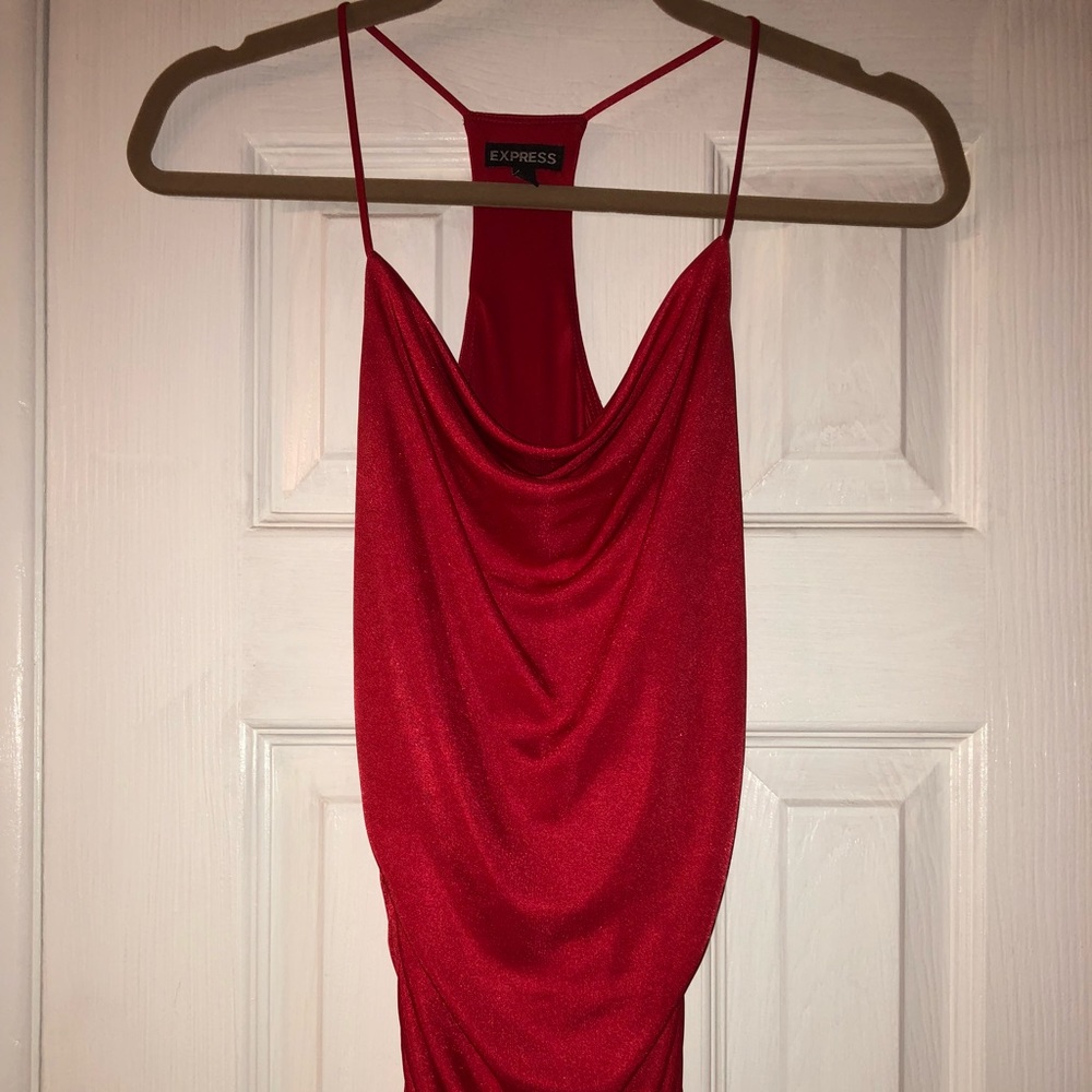 Express red dressy tank